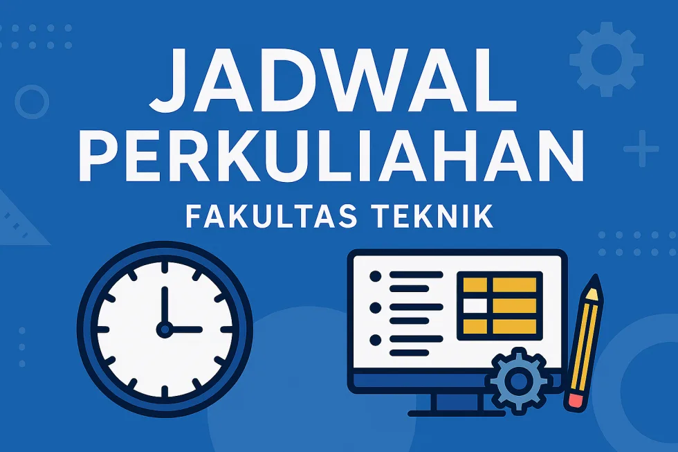 Jadwal Perkuliahan Fakultas Teknik Semester Gasal 2025/2026